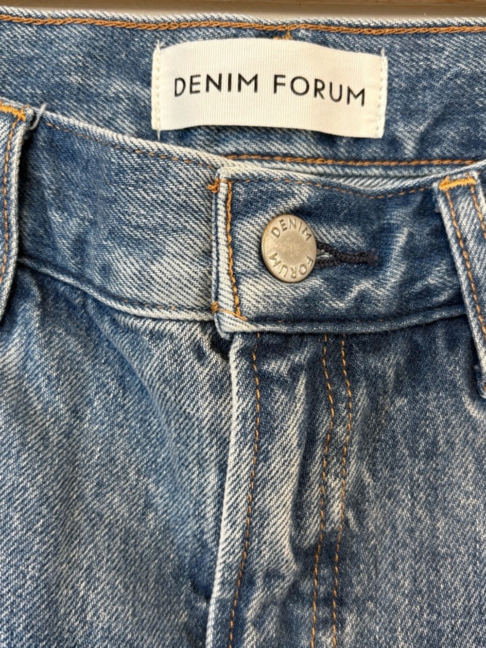 Denim Forum THE '90S MID-RISE CARGO MINI SKIRT , sz: 25 - Picture 10 of 13